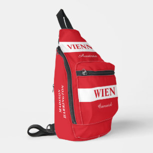 Individuelle Name & Text Wien - Wien - Wien Crossbody Bag