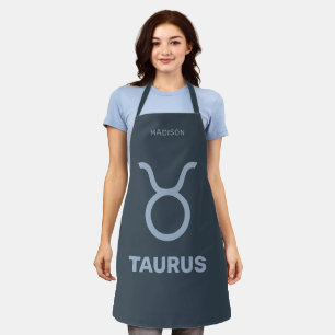 Individuelle Name / Text Zodiac Signrus Taurus Schürze