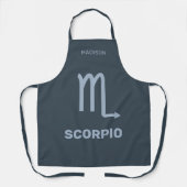 Individuelle Name/Text-Zodiac-Zeichen-Skorpio Schürze (Vorderseite)