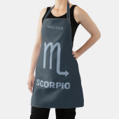 Individuelle Name/Text-Zodiac-Zeichen-Skorpio Schürze (InSitu)