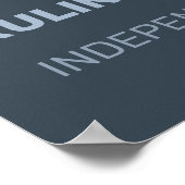Individuelle Name / Text Zodiac Zeichenaquarius Poster (Ecke)