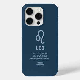 Individuelle Name / Text-Zodiac-Zeichenleo Case-Mate iPhone Hülle