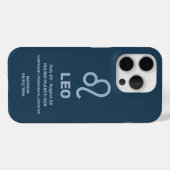 Individuelle Name / Text-Zodiac-Zeichenleo Case-Mate iPhone Hülle (Rückseite (Horizontal))