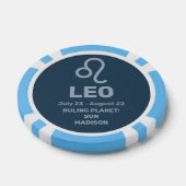 Individuelle Name / Text-Zodiac-Zeichenleo Pokerchips (Einzeln)