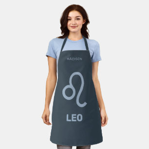 Individuelle Name / Text-Zodiac-Zeichenleo Schürze