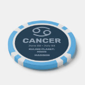Individuelle Name/Text-Zodiakarzinom Pokerchips (Einzeln)