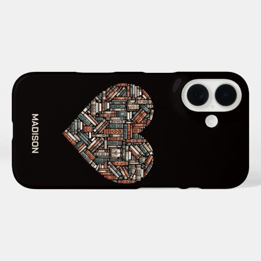 Individuelle Name / Textbuch Case-Mate iPhone Hülle (Rückseite (Horizontal))