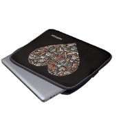 Individuelle Name / Textbuch Laptopschutzhülle (Vorne Knopf)