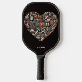 Individuelle Name / Textbuch Pickleball Schläger (Rückseite)