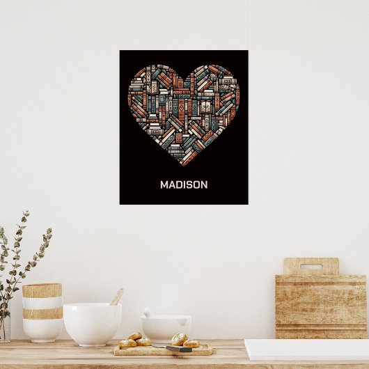 Individuelle Name / Textbuch Poster (Küche)