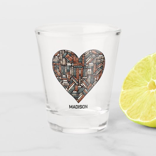 Individuelle Name / Textbuch Schnapsglas (Vorderseite)