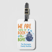 Individuelle Name-/Textgerade Gepäckanhänger (Vorderseite Vertikal)