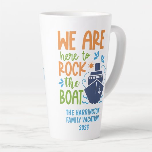 Individuelle Name-/Textgerade Milchtasse (Rechte Ecke)