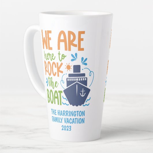 Individuelle Name-/Textgerade Milchtasse (Linke Ecke)