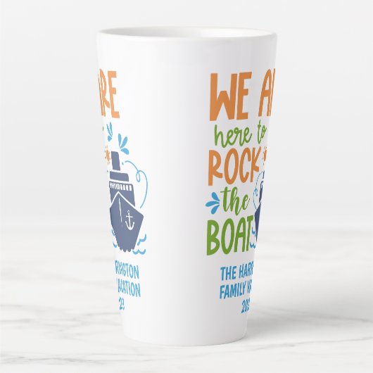 Individuelle Name-/Textgerade Milchtasse (Vorderseite)