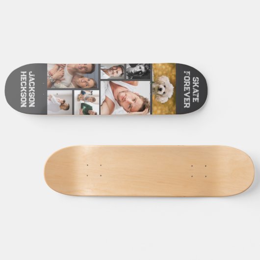 Individuelle Name-Textsammlung Skateboard (Horizontal)