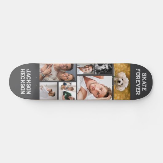 Individuelle Name-Textsammlung Skateboard (Horizontal)