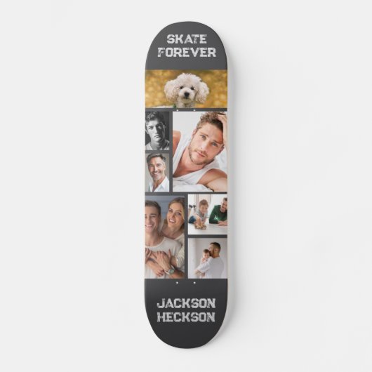 Individuelle Name-Textsammlung Skateboard (Vorderseite)