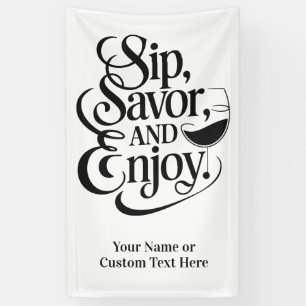 Individuelle Name / Textseite, Vorlieben, Genießen Banner