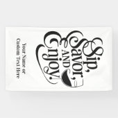 Individuelle Name / Textseite, Vorlieben, Genießen Banner (Horizontal)