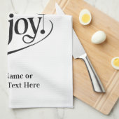 Individuelle Name / Textseite, Vorlieben, Genießen Geschirrtuch (Viertel Falte)