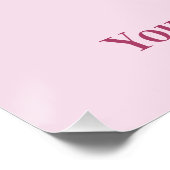 Individuelle Name / Textseite, Vorlieben, Genießen Poster (Ecke)