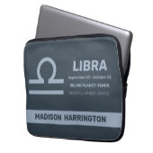 Individuelle Name / Textsymbole Laptopschutzhülle (Vorderseite Links)