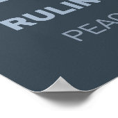 Individuelle Name / Textsymbole Poster (Ecke)