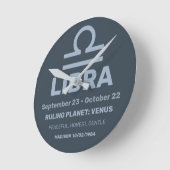 Individuelle Name / Textsymbole Runde Wanduhr (Winkel)