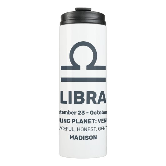 Individuelle Name / Textsymbole Thermosbecher (Vorderseite)
