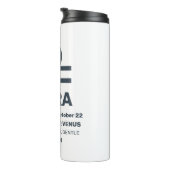 Individuelle Name / Textsymbole Thermosbecher (Nach rechts gedreht)