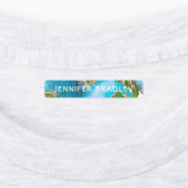 Individuelle Name Textured Earth Personalisiert Be Etiketten (Befestigt)