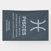 Individuelle Name-/Textzeichen Banner (Horizontal)