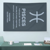Individuelle Name-/Textzeichen Banner (Messe)
