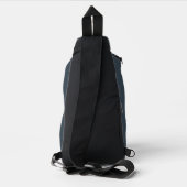 Individuelle Name-/Textzeichen Crossbody Bag (Rückseite)