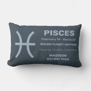 Individuelle Name-/Textzeichen Lendenkissen