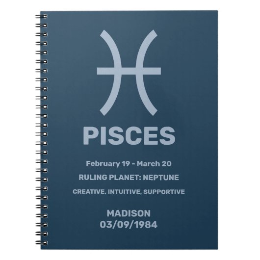 Individuelle Name-/Textzeichen Notizblock (Vorderseite)