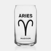 Individuelle Name-/Textzyklenzeichen Dosenglas (Rückseite)