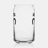 Individuelle Name-/Textzyklenzeichen Dosenglas (Rechts)