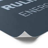 Individuelle Name-/Textzyklenzeichen Poster (Ecke)