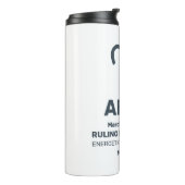 Individuelle Name-/Textzyklenzeichen Thermosbecher (Nach links gedreht)