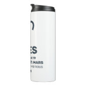 Individuelle Name-/Textzyklenzeichen Thermosbecher (Nach rechts gedreht)