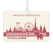 Individuelle Name Thailand Autolufterfrischer (Rückseite)