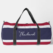 Individuelle Name Thailand Colors Duffle Bag (Vorderseite)