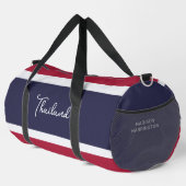 Individuelle Name Thailand Colors Duffle Bag (Rechte Ecke)