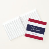Individuelle Name Thailand Colors Notizblock (Innenseite)