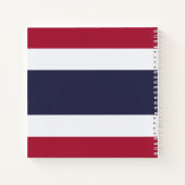 Individuelle Name Thailand Colors Notizblock (Rückseite)