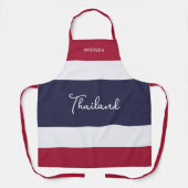Individuelle Name Thailand Colors Schürze (Vorderseite)