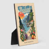 Individuelle Name Thailand Fotoplatte (Seite)