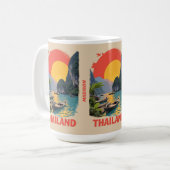 Individuelle Name Thailand Kaffeetasse (Vorderseite Links)